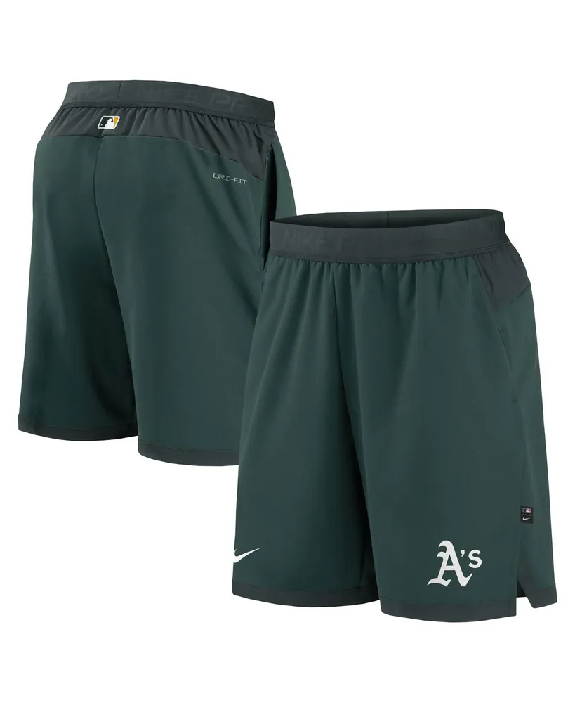 Men's Nike Green Oakland Athletics Authentic Collection Flex Vent Performance Shorts