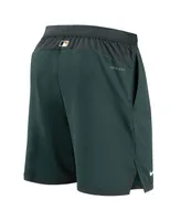 Men's Nike Green Oakland Athletics Authentic Collection Flex Vent Performance Shorts