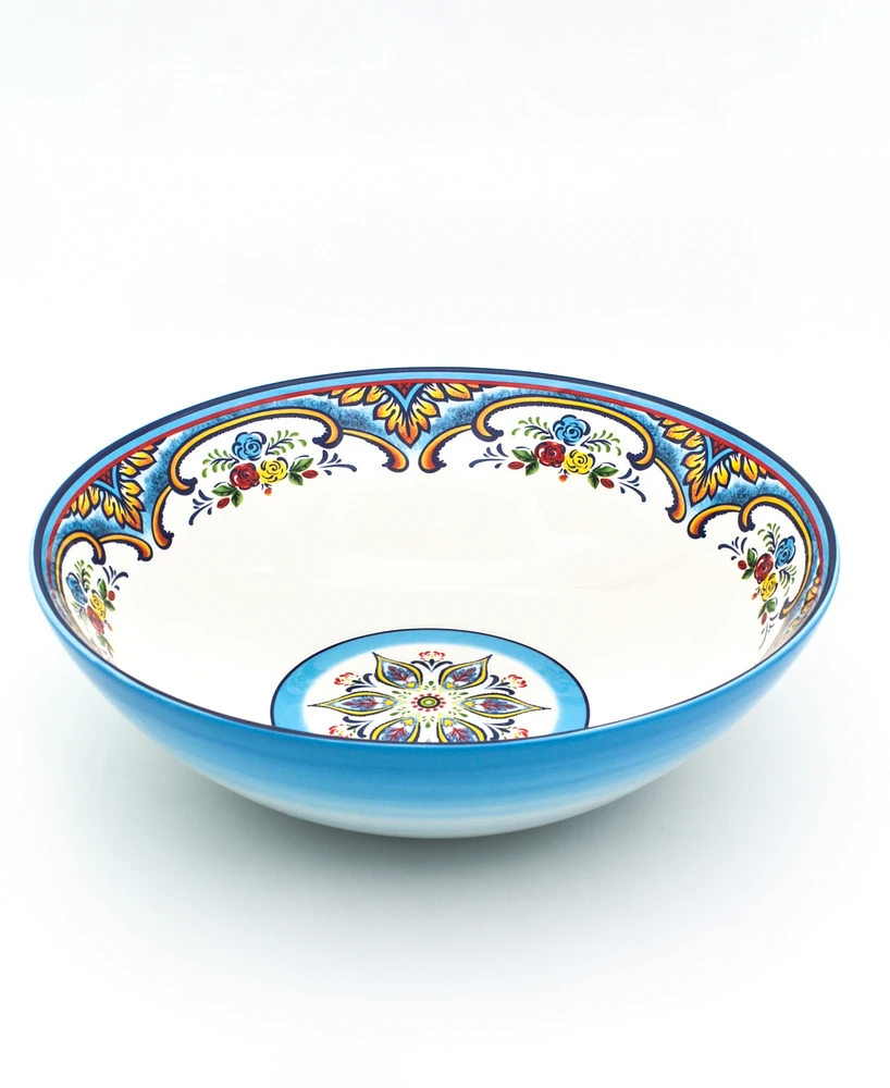 Euro Ceramica Zanzibar Serving Bowl