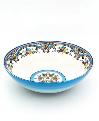 Euro Ceramica Zanzibar Serving Bowl