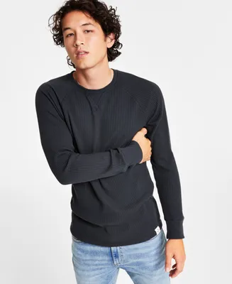 Sun + Stone Men's Long-Sleeve Thermal Shirt, Created for Macy's