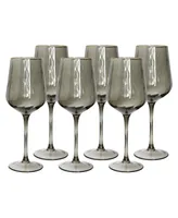 Gray Water Glasses, Set of 6