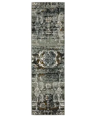 Km Home Astral 2060ASL 2'3" x 7'6" Runner Area Rug