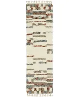 Jhb Design Vertical Shag VLS06A 2'3" x 7'6" Runner Area Rug