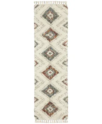 Jhb Design Vertical Shag VLS07A 2'3" x 7'6" Runner Area Rug