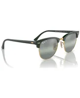 Ray-Ban Unisex Polarized Sunglasses, Clubmaster Chromance