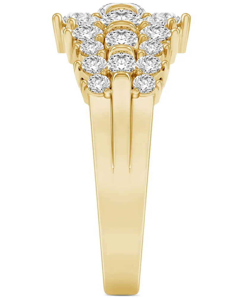 Diamond Cluster Band (1-1/2 ct. t.w.) in 14k Gold