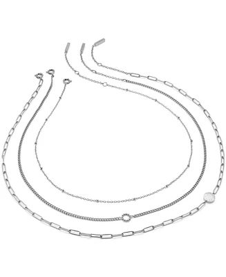 Olivia Burton Silver-Tone Layered Necklace - Silver