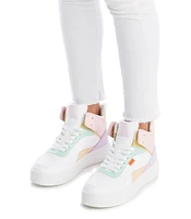 Women's Sneakers White With Multicolor Accent