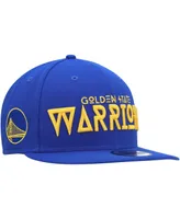 Men's New Era Royal Golden State Warriors Rocker 9FIFTY Snapback Hat