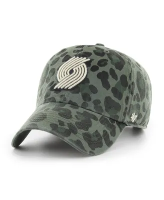 Women's '47 Brand Green Portland Trail Blazers Bagheera Clean Up Adjustable Hat