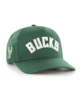 Men's '47 Brand Hunter Green Milwaukee Bucks Contra Hitch Snapback Hat