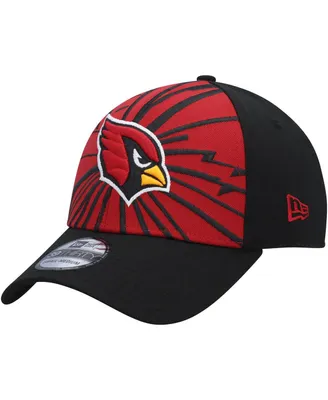 Men's New Era Cardinal, Black Arizona Cardinals Shattered 39THIRTY Flex Hat