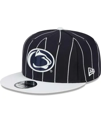 Men's New Era Navy, White Penn State Nittany Lions Vintage-Like 9FIFTY Snapback Hat