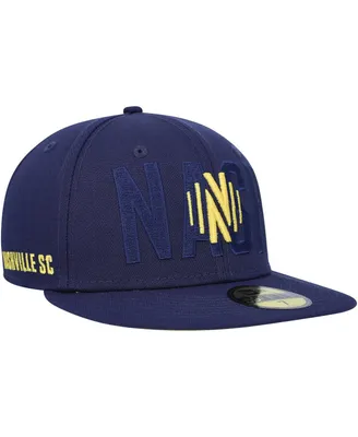 Men's New Era Navy Nashville Sc Kick Off 59FIFTY Fitted Hat