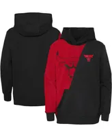 Preschool Boys and Girls Red, Black Chicago Bulls Unrivaled Split Pullover Hoodie