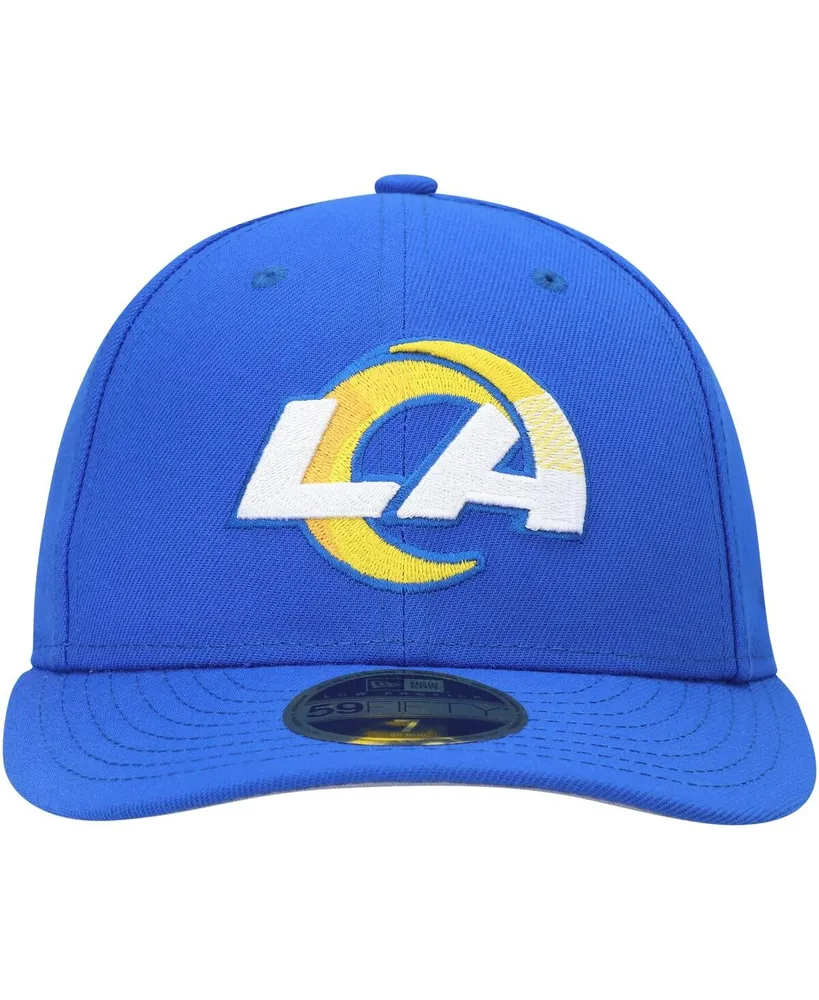 Men's New Era Royal Los Angeles Rams Omaha Low Profile 59FIFTY Fitted Hat