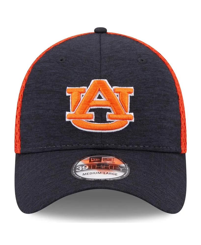 Men's New Era Navy Auburn Tigers Shadowed Neo 39THIRTY Flex Hat