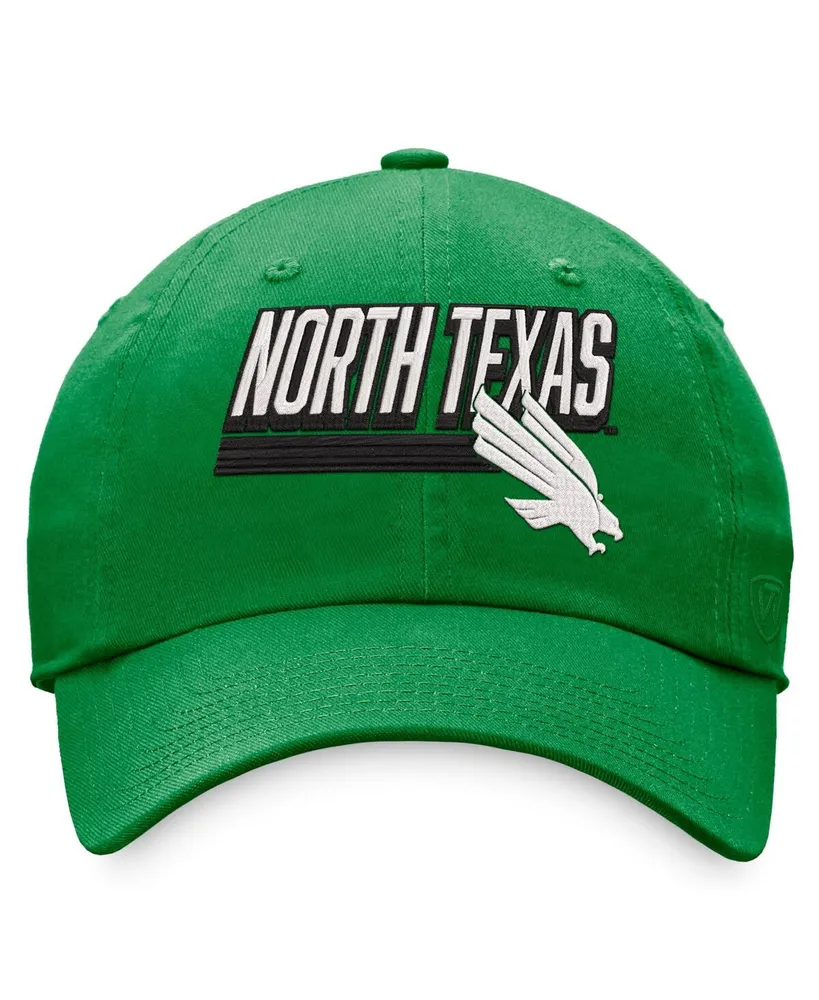 Men's Top of the World Green North Texas Mean Green Slice Adjustable Hat