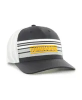 Men's '47 Brand Black, White Washington Commanders Altitude Mvp Trucker Snapback Hat