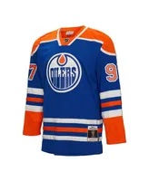 Men's Mitchell & Ness Connor McDavid Blue Edmonton Oilers 2015 Line Player Jersey