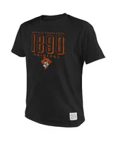 Men's Original Retro Brand Black Oklahoma State Cowboys 1890 Logo T-shirt