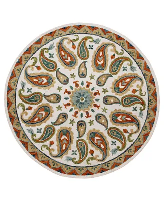 Closeout! Lr Home Valentin VLNTA03565 7' x 7' Round Area Rug