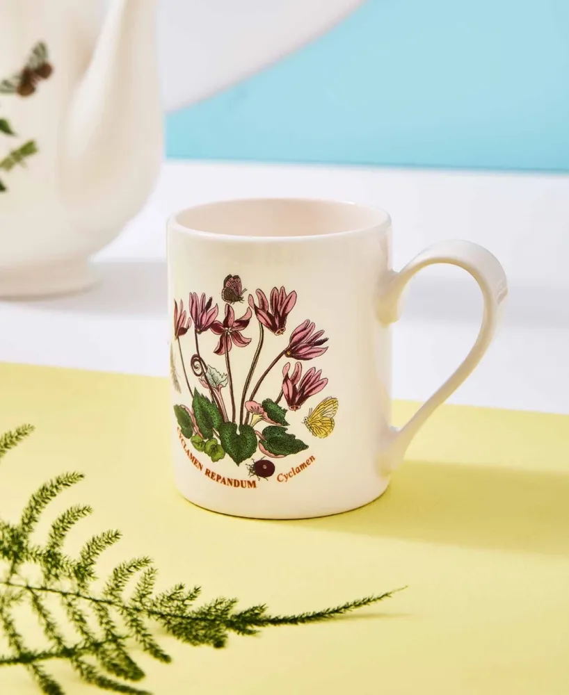 Botanic Garden Assorted Motifs Tankard-Coffee Mugs, Set of 6