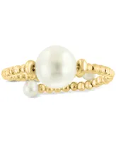 Effy Freshwater Pearl (3 - 8mm) Beaded Wrap Ring in 14k Gold