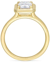 Moissanite Bezel Ring (1-3/4 ct. t.w.) 10k Gold