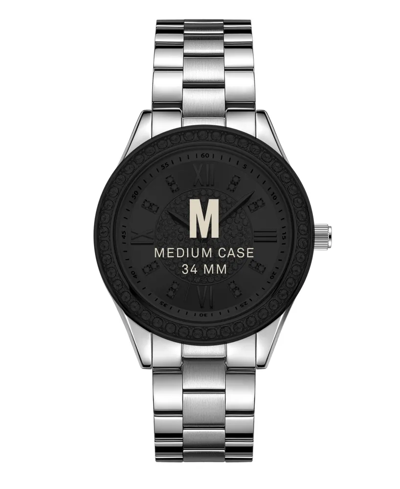 Jbw Women's Mondrian Silver-Tone Stainless Steel Watch, 34mm