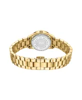 Jbw Women's Cristal Spectra 18k Gold-plated Stainless Steel Diamond Watch, 28mm