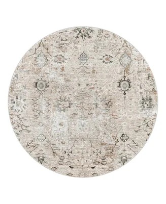 Livabliss Brunswick Bwk- 7'10" x 7'10" Round Area Rug