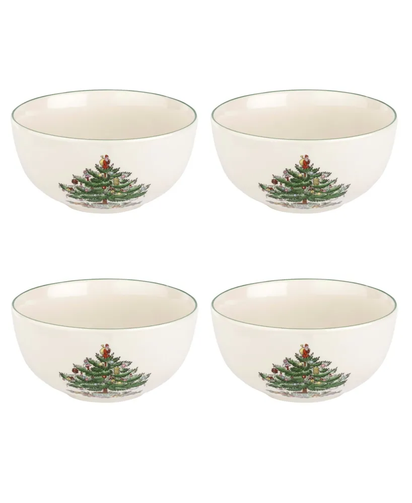 Spode Christmas Tree Individual Bowls, Set of 4