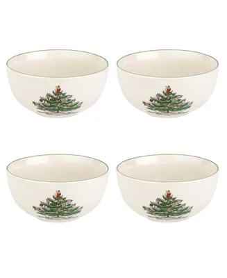 Spode Dinnerware, Christmas Tree Set/4 Individual Bowl