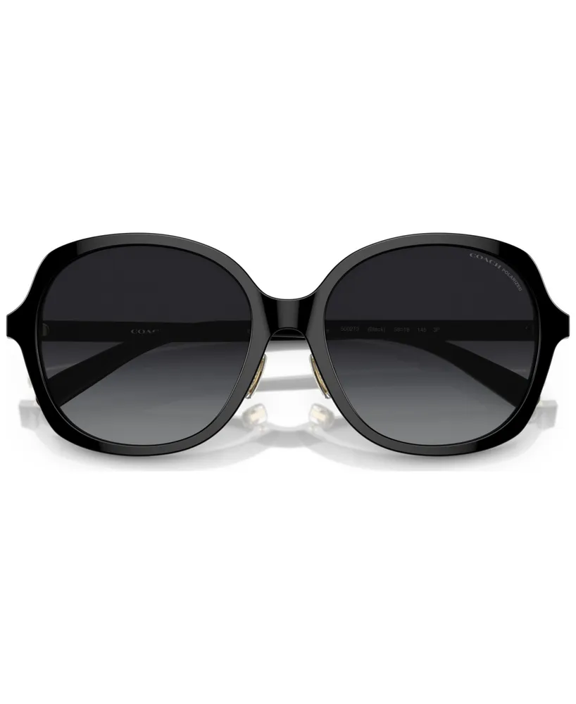 Coach Women's Polarized Low Bridge Fit Sunglasses, CH610