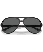 A|X Armani Exchange Men's Low Bridge Fit Sunglasses, AX4133SF