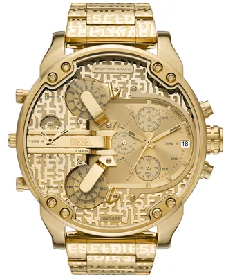 Diesel Men's Mr. Daddy 2.0 Quartz Gold-Tone Stainless Steel Watch 57mm