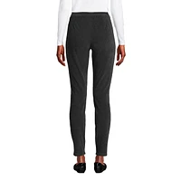 Lands' End Women's Sport Knit High Rise Corduroy Leggings