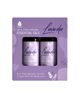 Pursonic 100% Natural Lavender Essential Oils, Pro Therapeutic Grade - 2 Count 30ML Each