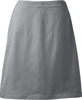 Lands' End Women's School Uniform Blend Chino Skort Top of Knee