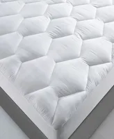Unikome 500 Thread Count Honeycomb Quilted Fitted Mattress Pad