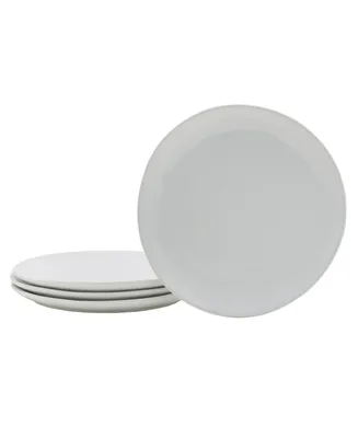 Fitz and Floyd Everyday Whiteware Salad Plate 4 Piece Set