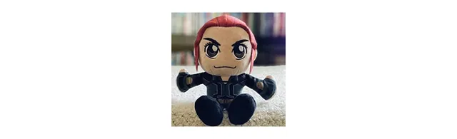 Bleacher Creatures Marvel Black Widow 8 Kuricha Sitting Plush - Soft Chibi  Inspired Plush Toy