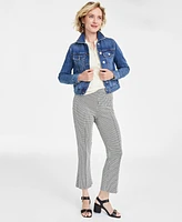 On 34th Women's Classic Denim Trucker Jacket, Created for Macy's