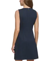 Tommy Hilfiger Petite Basketweave Sheath Dress