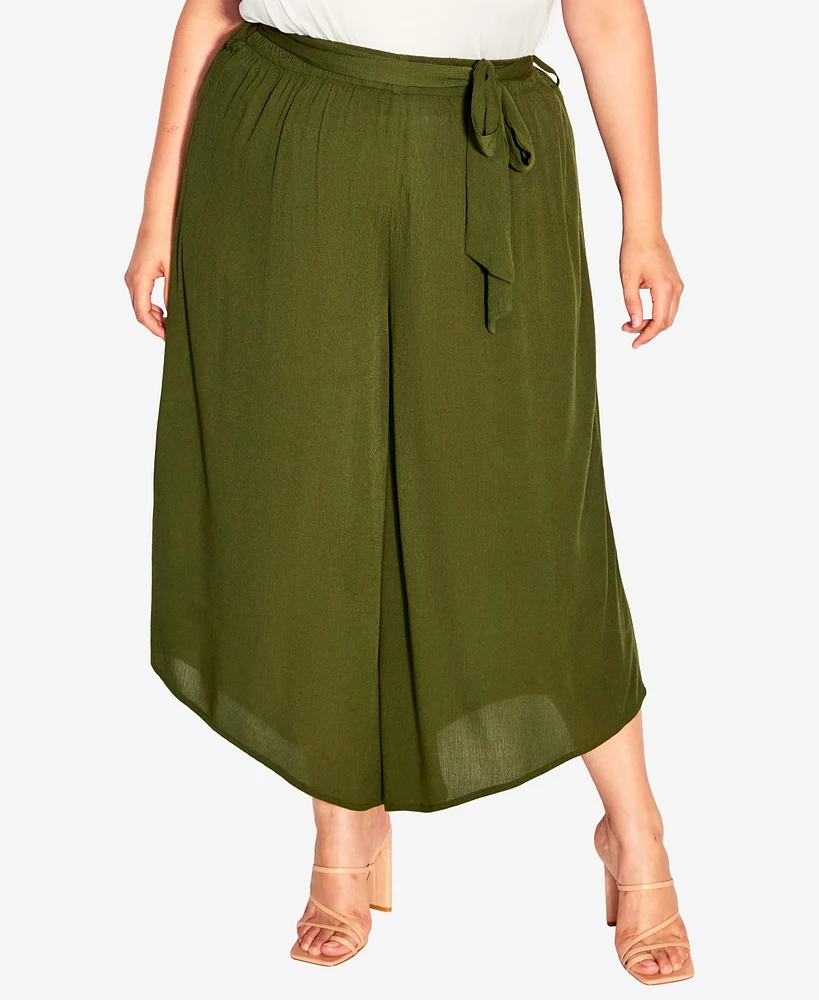 City Chic Plus Size Holiday Sun Pant