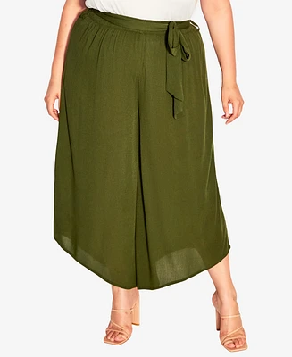 City Chic Plus Size Holiday Sun Pant