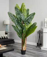 Nearly Natural 6' Triple Stalk Banana Artificial Tree