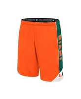 Men's Colosseum Orange Miami Hurricanes Haller Shorts